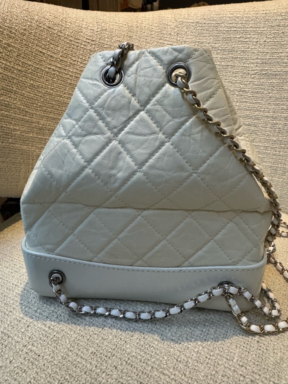 CHANEL Gabrielle Backpack Aged Lambskin Leather - Picture 4 of 7